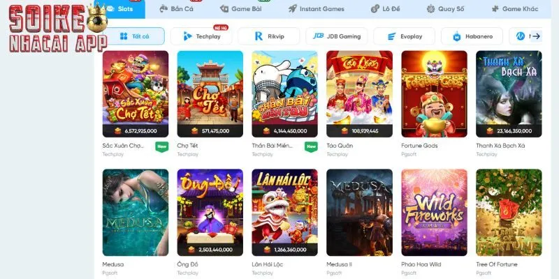 Kho tàng trò chơi tại thương hiệu siêu khủng với nhiều thể loại
