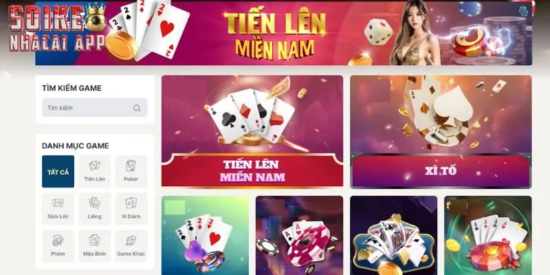 Thông tin về sảnh game bài Sin88 ấn tượng mà bạn nên thử