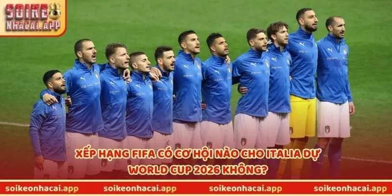 Xếp hạng FIFA có cơ hội nào cho Italia dự World Cup 2026 không?